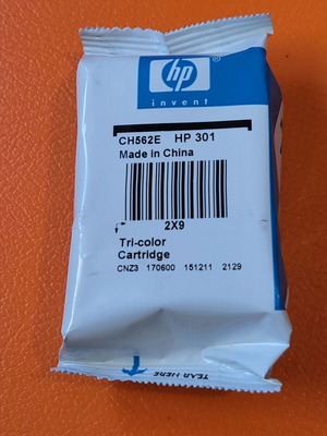 HP tri-color printer ink unused
