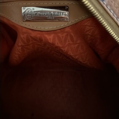La Tour Eiffel women's backpack used, tan-brown