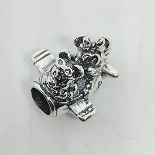 Mickey and Minnie Love Disney S925 Silver Charm like new