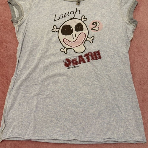 Attrattivo cotton T-shirt size L like new, gray