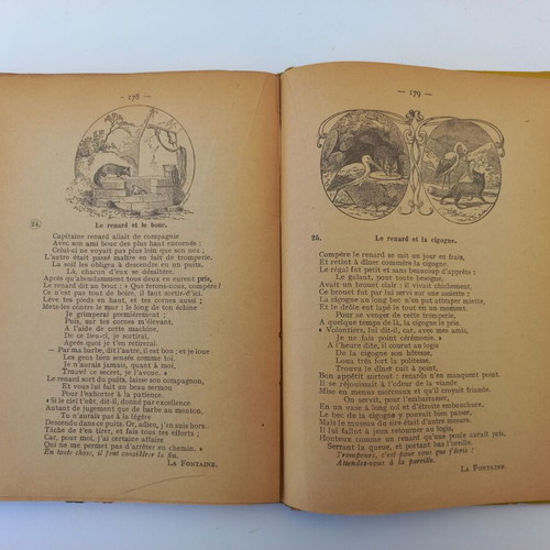 Langue Française Cours Elementaire children's French book used 1924