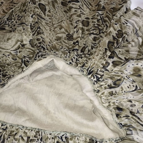 Bluenote airy dress new in olive color size M