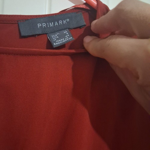 Primark women's terracotta mini dress like new
