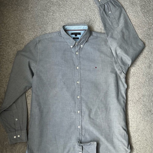 Tommy Hilfiger men's gray shirt XL used
