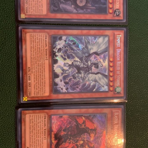 Yu-Gi-Oh! Dragon Rulers Tempest Blaster Redox cards like new