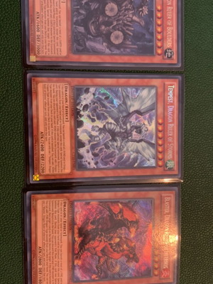 Yu-Gi-Oh! Dragon Rulers Tempest Blaster Redox cards like new