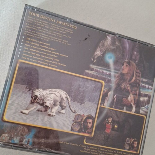 Lands of Lore Guardians of Destiny PC game, 4 discs
