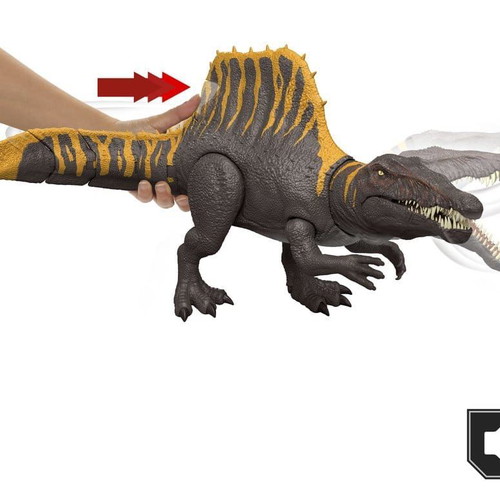 Mattel Jurassic World Rebirth Tail Thrasher Spinosaurus Figure new