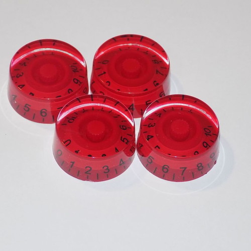 Red Speed Knobs set of 4 new for 5mm split shaft