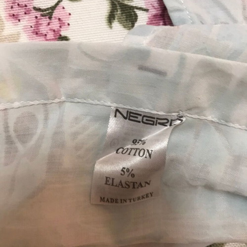 Women's shirt used, size small, transparent fabric, white