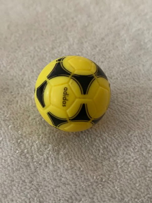 Subbuteo Yellow Tango Ball 22mm used, vintage