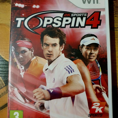 Top Spin 4 Wii like new, sports game