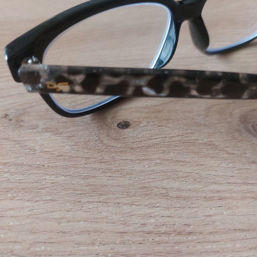 OJO Women's Myopia Glasses 2.5 Diopters UV 400 Like New Black