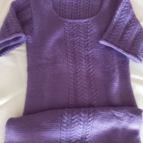 Handmade dress used, purple