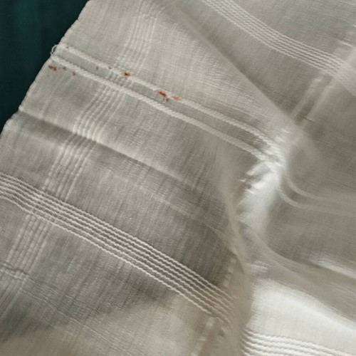 Handmade silk woven curtain used 58x250cm