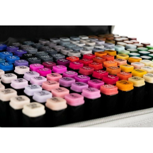 Double-sided markers 168 colors new