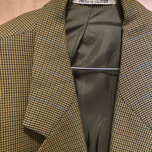 Prince Oliver men's jacket no 54 like new, black and green