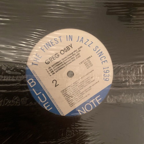 Greg Osby Mr. Gutterman vinyl used, jazz