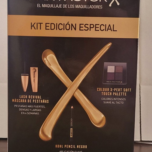 Max Factor set new with mascara, eyeliner pencil and eyeshadow palette