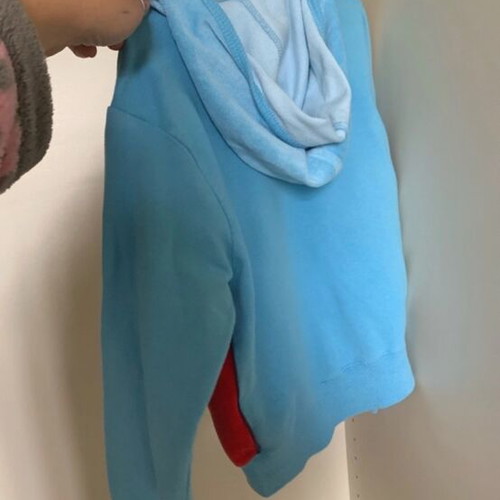 Lacoste jacket used, size S, blue
