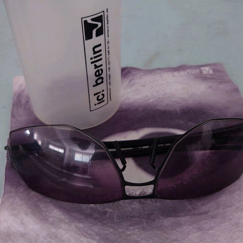 Ic Berlin sunglasses used, black, authentic