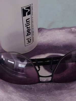 Ic Berlin sunglasses used, black, authentic
