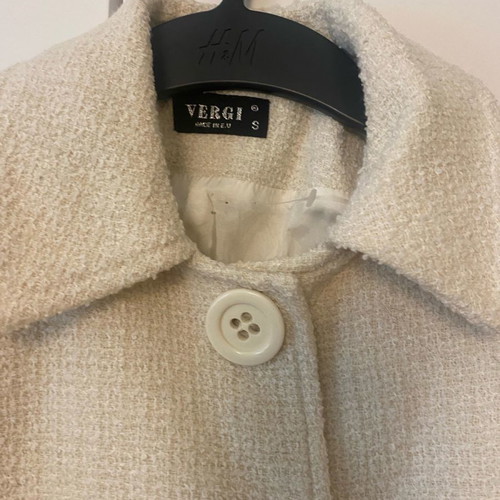 Beige jacket used, size S