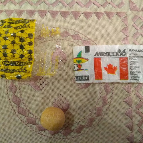 Tsik America Mexico '86 chewing gum new, collectible Canada package
