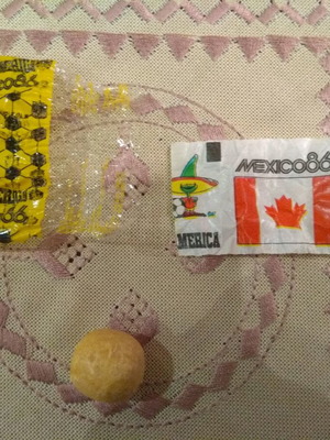 Tsik America Mexico '86 chewing gum new, collectible Canada package