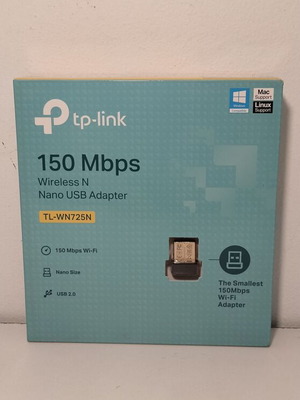 TP-Link TL-WN725N Wireless N Nano USB Adapter pack of 2 like new