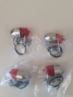 Εξαρτήματα ποδηλάτου Tail Light Dynamo Generator καινούργια, σετ 4