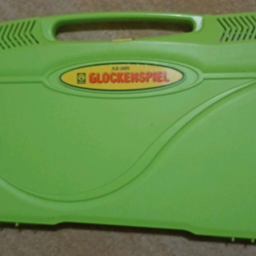 Metallophones like new, yellow and green