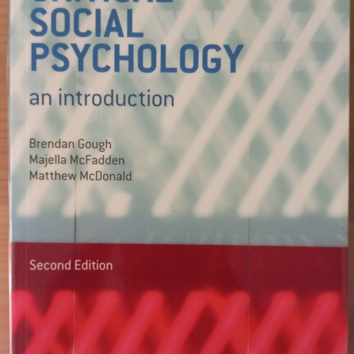 Critical Social Psychology An Introduction 2nd Edition like new