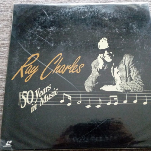 Ray Charles 50 Years In Music Laserdisc like new, R&B Soul