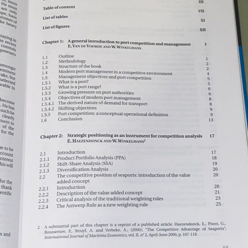 Port Competitiveness academic book new, economic and legal analysis