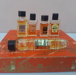 Parfums de France Vintage Set used, 10 miniatures and Bath Perfume Oil