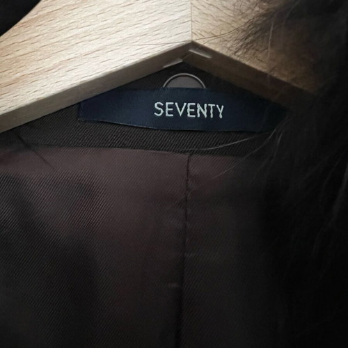 Seventy fur jacket brown size Small new