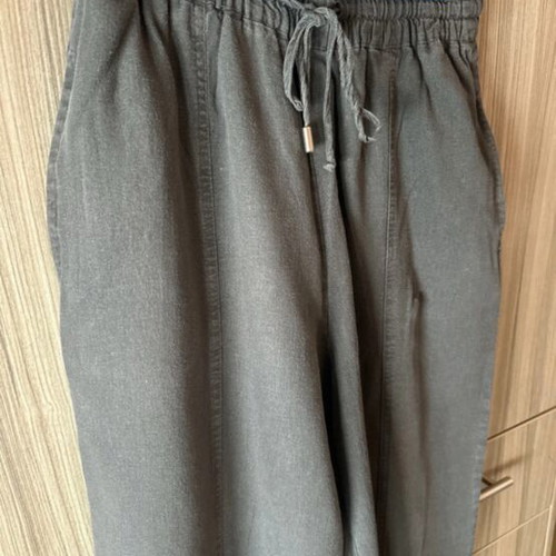 Zara linen pants like new, gray, size S