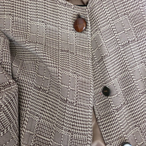 Burberry vintage blazer jacket like new, beige and brown tweed