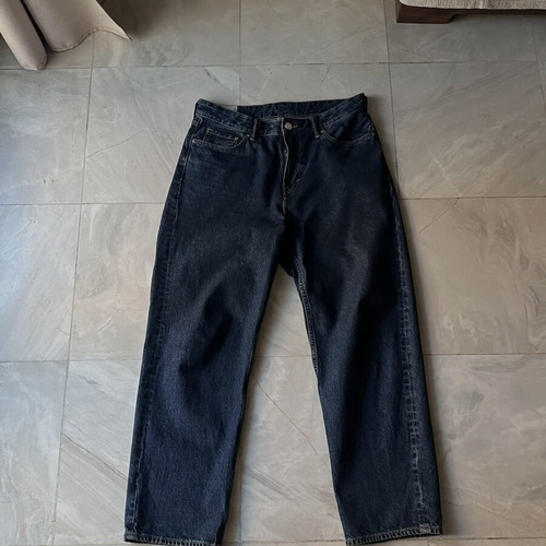 H&M Loose Fit Navy Jeans, Size 30W/30L