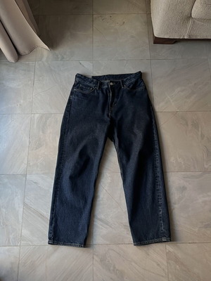 H&M Loose Fit Navy Jeans, Size 30W/30L