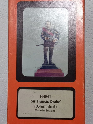 Sir Francis Drake Model Figure new, resin 105mm by Reheat Models