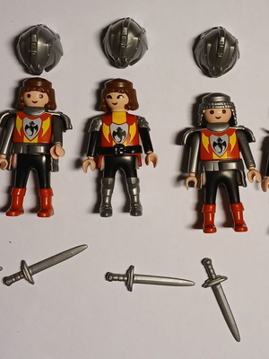 Ιππότες Playmobil σαν καινούργιο, 5 φιγούρες