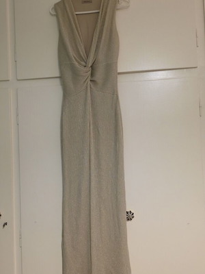 Gold maxi dress new, unworn, size S