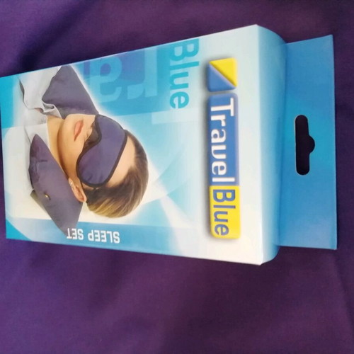 Travel kit sleep mask and neck support pillow new