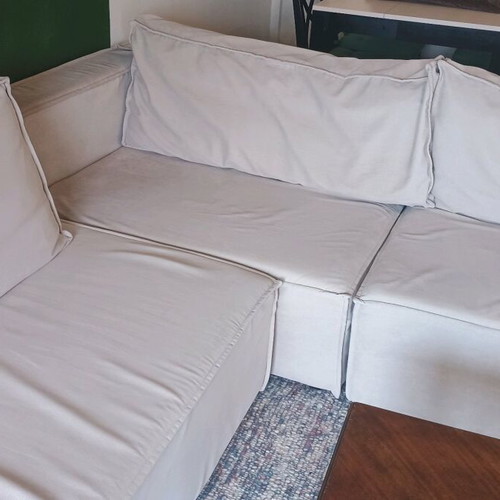 Designer Corner Sofa Greek Made like new, sand color, modular