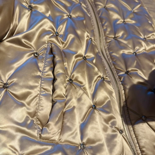 Gold jacket like new with rhinestones, size S