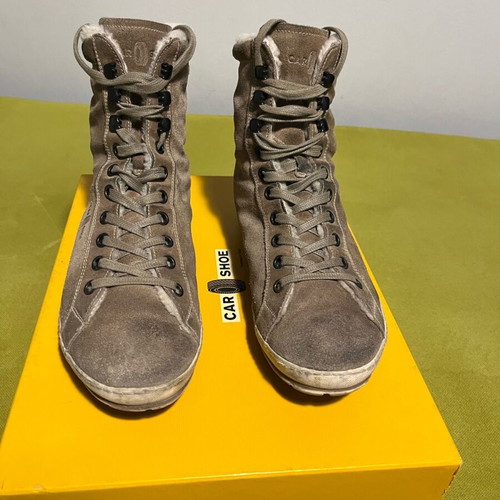 Car Shoe boots in suede like new, size 42, beige
