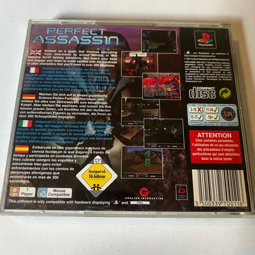 Perfect Assassin PS1 used CIB