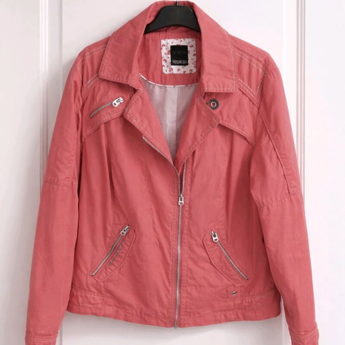 Yessica Coral Pink Jacket lightweight, used cotton
